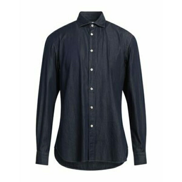 ̵ ܥꥪ   ȥåץ Denim shirts Blue