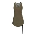 【送料無料】 リックオウエンス レディース カットソー トップス Tank tops Green