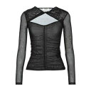 【送料無料】 サンドロ レディース Tシャツ トップス Tops Black
