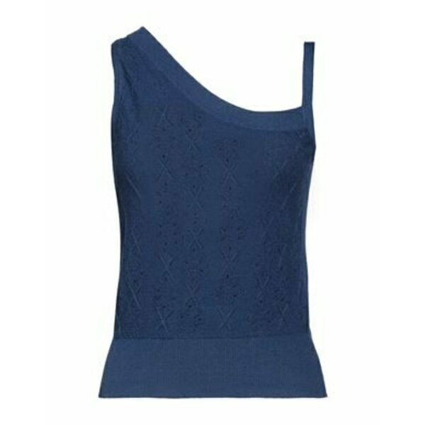 【送料無料】 マロ レディース Tシャツ トップス Tops Blue