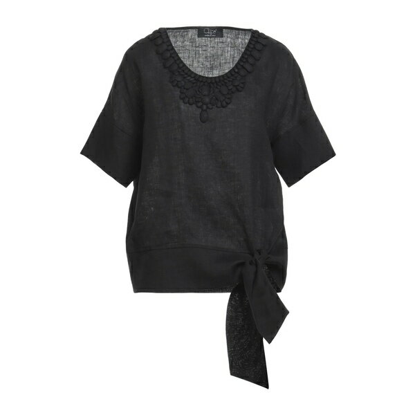 【送料無料】 クリップス レディース Tシャツ トップス Tops Black(4)