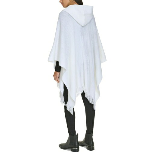 カルバンクライン レディース マフラー・ストール・スカーフ アクセサリー Women's Hooded Fringe-Trim Shawl Cream カルバンクライン レディース マフラー・ストール・スカーフ アクセサリー Women's Hooded Fringe-Trim Shawl Cream