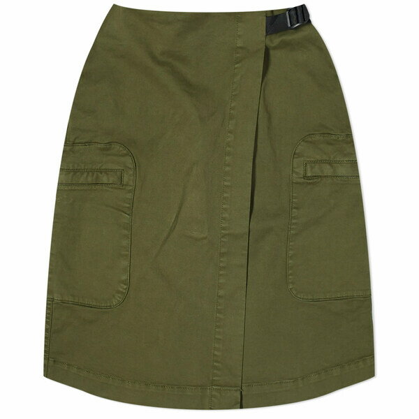 グラミチ グラミチ レディース スカート ボトムス Gramicci Wrap Mini Skirt Green