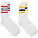 fBbL[Y Y C A_[EFA Dickies Genola Sock - 2 Pack White