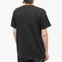 オベイ メンズ Tシャツ トップス Obey Stack Heavyweight T-Shirt Black 3