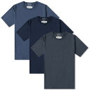 メゾン・マルタン・マルジェラ マルタンマルジェラ メンズ Tシャツ トップス Maison Margiela Classic T-Shirt - 3 Pack Blue