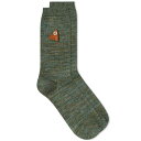 tH[N Y C A_[EFA Folk Melange Socks Green