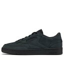 Reebok リーボック メンズ スニーカー 【Reebok Club C 85 x JJJJound 'Triple Black' IG8240】 サイズ US_5.5(23.5cm)