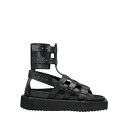 【送料無料】 リックオウエンス メンズ サンダル シューズ Sandals Black