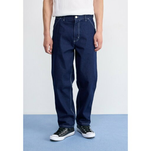 カーハート メンズ デニムパンツ ボトムス SINGLE KNEE PANT - Relaxed fit jeans - blue rinsed カーハート メンズ デニムパンツ ボトムス SINGLE KNEE PANT - Relaxed fit jeans - blue rinsed