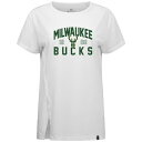 xEFA fB[X TVc gbvX Milwaukee Bucks Levelwear Women's Influx TShirt White