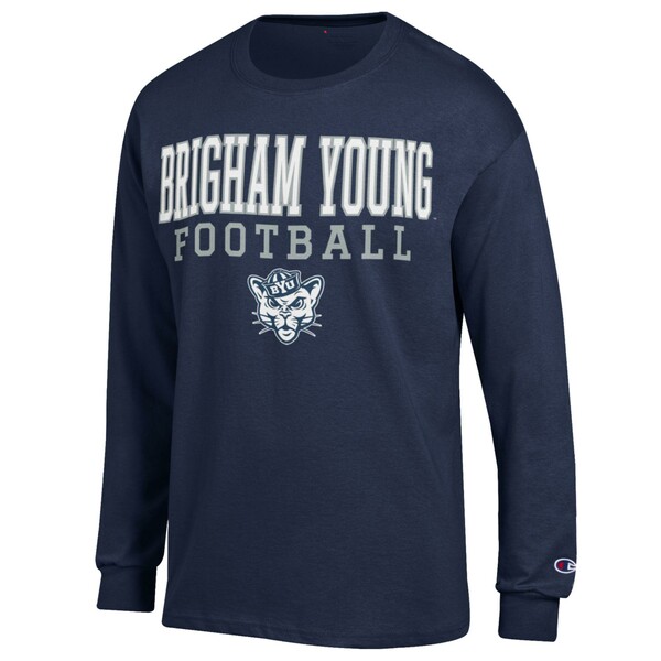 asty㤨֥ԥ  T ȥåץ BYU Cougars Champion Football Stack Long Sleeve TShirt NavyפβǤʤ15,980ߤˤʤޤ