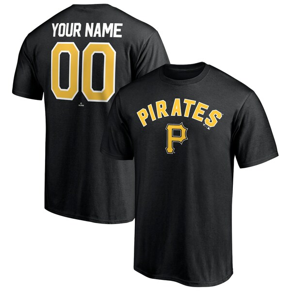 եʥƥ  T ȥåץ Pittsburgh Pirates Fanatics Branded Personalized Team Winning Streak Name &Number TShirt Black