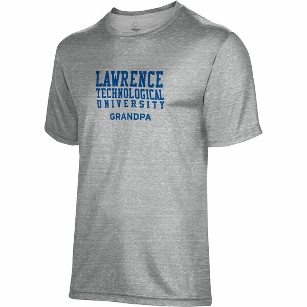 プロスフィア メンズ Tシャツ トップス Lawrence Technological University Blue Devils Grandpa Name Drop TShirt Gray