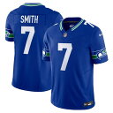 ナイキ メンズ ユニフォーム トップス Geno Smith Seattle Seahawks Nike Alternate Vapor F.U.S.E. Limited Jersey Royal