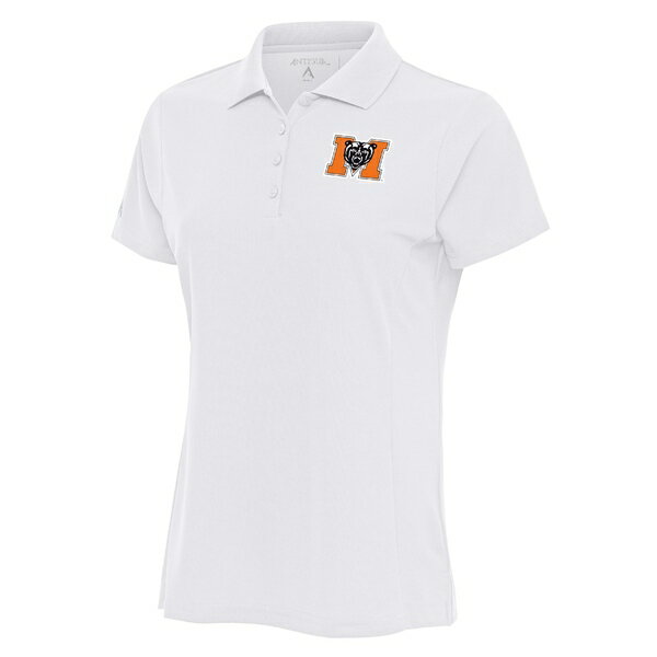アンティグア レディース ポロシャツ トップス Mercer Bears Antigua Women's Legacy Pique Polo White