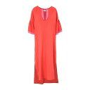 【送料無料】 バランタイン レディース ワンピース トップス Midi dresses Red