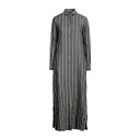 ザカス レディース ワンピース トップス Long dresses Steel grey