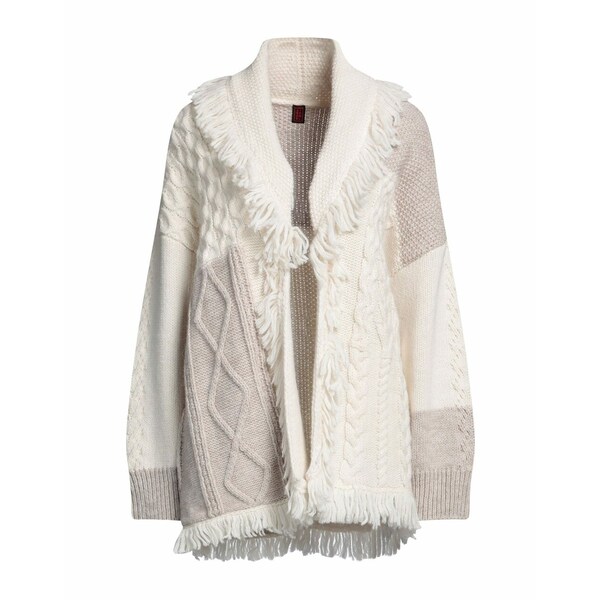 【送料無料】 ステファネル レディース カーディガン アウター Cardigans Off white