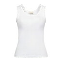 セミクチュール レディース カットソー トップス Tank tops White