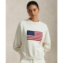 ラルフローレン レディース パーカー・スウェットシャツ アウター Women's Logo Flag French Terry Crewneck Nevis