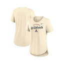 ナイキ レディース カットソー トップス Women's Tan Arizona Wildcats Script Logo Tri-Blend T-Shirt ...