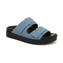 バイオニック レディース サンダル シューズ Womens Riviera Slide Sandals Medium denim fabric