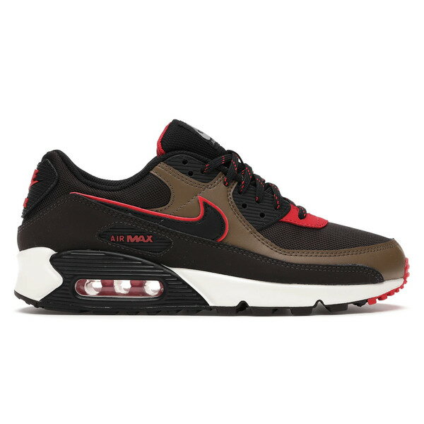 Nike ナイキ メンズ スニーカー 【Nike Air Max 90 Velvet Brown University Red】 サイズ US_7(25.0cm) Velvet Brown/University Red-Yukon Brown-Black