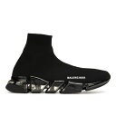 Balenciaga バレンシアガ メンズ スニーカー 【Balenciaga Speed 2.0 Clear Sole Black】 サイズ US_6(24....
