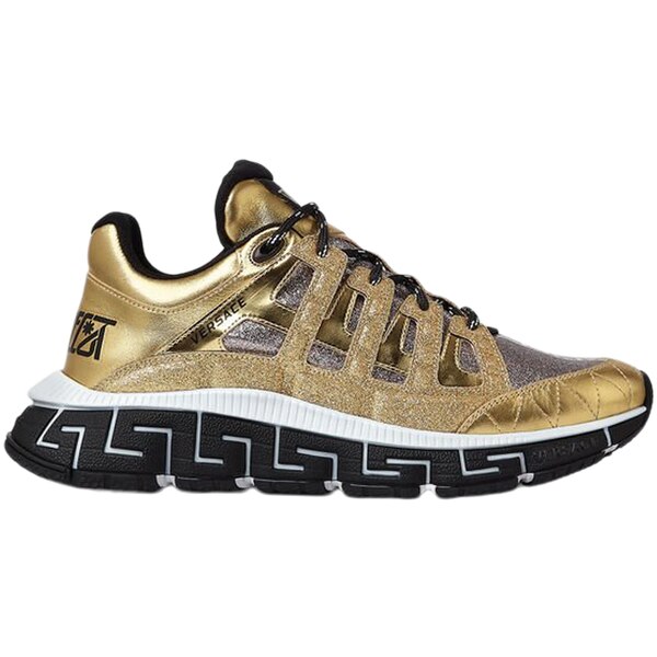 Versace ヴェルサーチ メンズ スニーカー 【Versace Trigreca Gold Sparkling Silver】 サイズ EU_41(26.0...