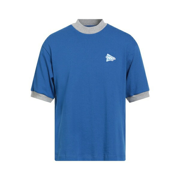 【送料無料】 メゾン キツネ メンズ Tシャツ トップス T-shirts Blue