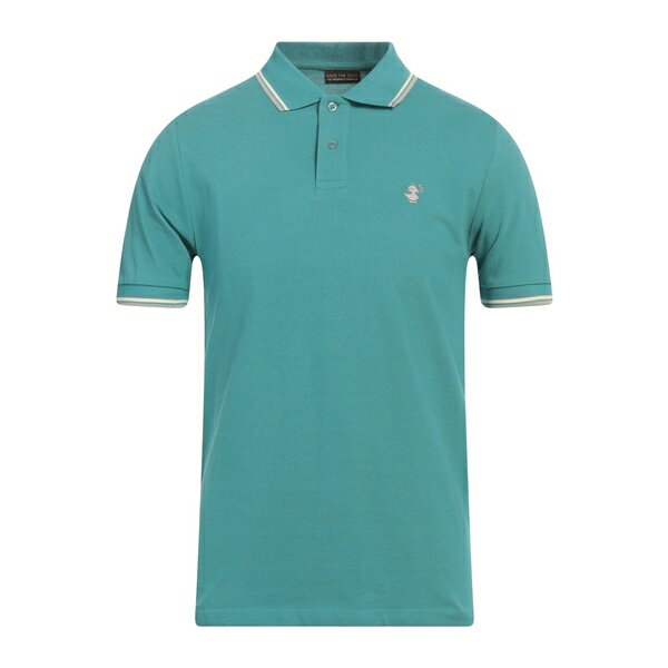 【送料無料】 セーブザダック メンズ Tシャツ トップス Polo shirts Azure
