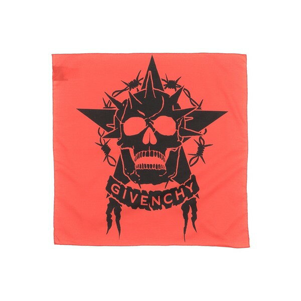 【送料無料】 ジバンシー メンズ マフラー・ストール・スカーフ アクセサリー Scarves Red