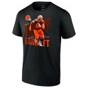 ファナティクス メンズ Tシャツ トップス Fanatics Branded Myles Garrett Cleveland Browns Black 2023 NFL Defensive Player of the Year T Shirt