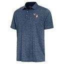 AeBOA Y |Vc gbvX Cleveland Guardians Antigua Layout Polo Heather Navy