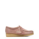 【送料無料】 クラークス レディース オックスフォード シューズ Wallabee Blush Pink Lea