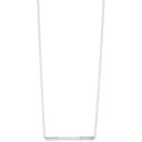 【送料無料】 ラルフローレン レディース ネックレス・チョーカー・ペンダントトップ アクセサリー Lauren Ralph Lauren Sterling Silver Bar Necklace Silver