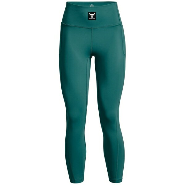 楽天asty【送料無料】 アンダーアーマー レディース レギンス ボトムス Project Rock Meridian Ankle Leggings Coastal Teal