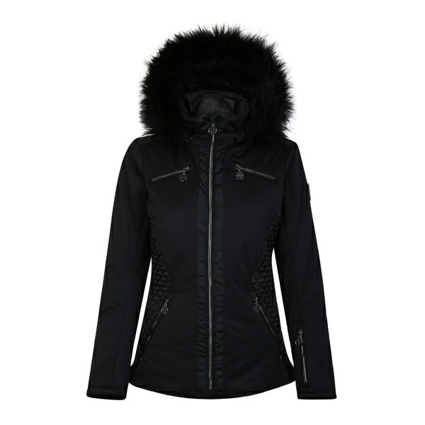 【送料無料】 デアツービー レディース ジャケット＆ブルゾン アウター Julien Macdonald Mastery Waterproof Ski Jacket Black