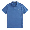 【送料無料】 ラルフローレン メンズ ポロシャツ トップス Classic Fit Polo Shirt Blue Heather