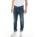 【送料無料】 リプレイ メンズ デニムパンツ ボトムス Replay Rocco Jeans Mens Dark Wash 488