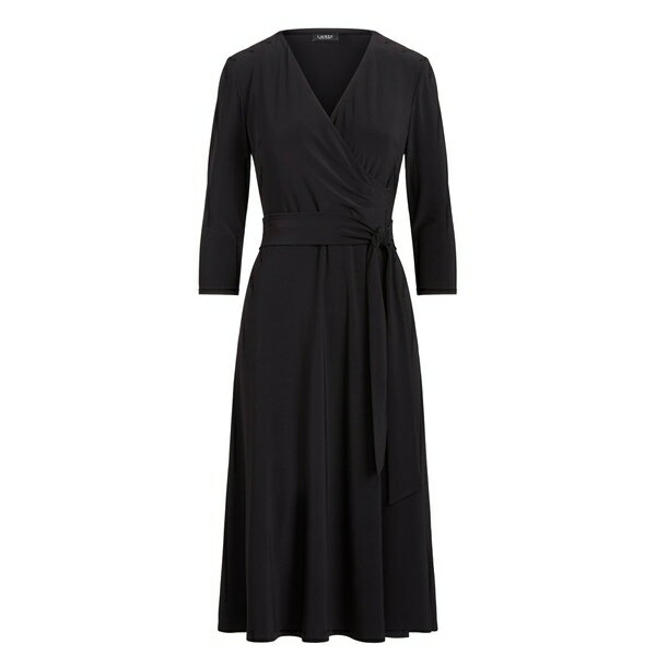 ̵ ե ǥ ԡ ȥåץ Carlyna Wrap Dress Black