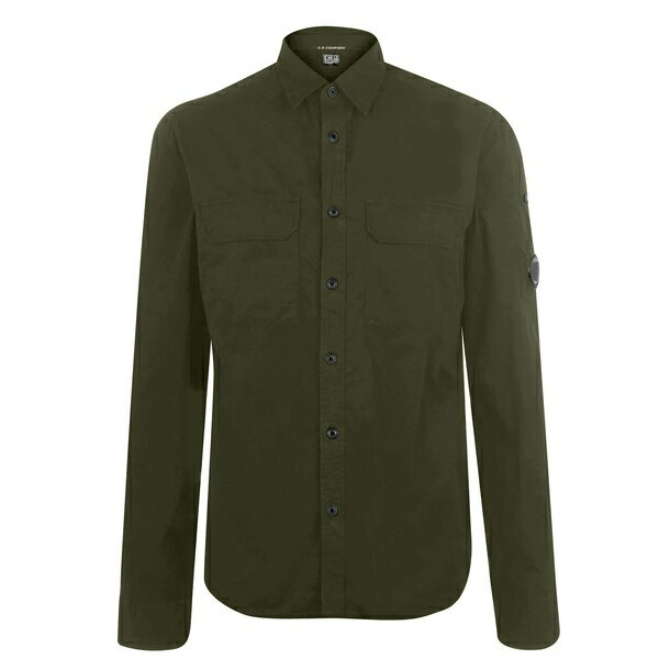 yz V[s[Jpj[ Y Vc gbvX Lens Double Chest Shirt Ivy Green 683