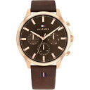 【送料無料】 トミー ヒルフィガー レディース 腕時計 アクセサリー Tommy Hilfiger men's watch Brown/Gold