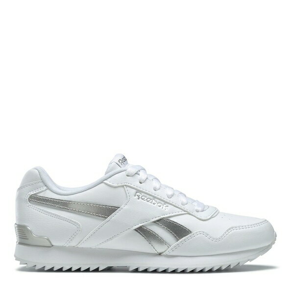 【送料無料】 リーボック レディース スニーカー シューズ Royal Glide Ripple Clip Ladies Trainers White/Silver