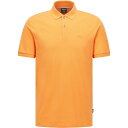 【送料無料】 ボス メンズ ポロシャツ トップス Pallas Polo Shirt Orange 815