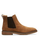 【送料無料】 クラークス メンズ ブーツ シューズ Clarks Clarkdale Sn00 Cognac Suede