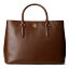 【送料無料】 ラルフローレン レディース トートバッグ バッグ Marcy Satchel Bag Lauren Brown