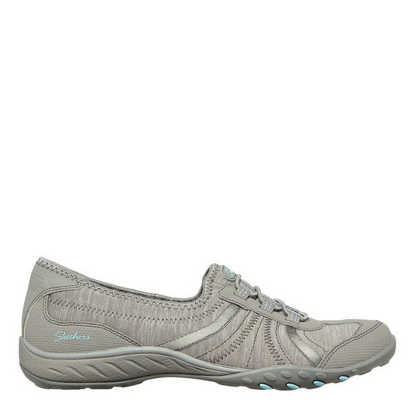 【送料無料】 スケッチャーズ レディース スニーカー シューズ Scooped Bungee Slip On Trainers Ladies Grey