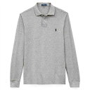 yz t[ Y |Vc gbvX Custom Slim Fit Long Sleeved Polo Shirt Grey